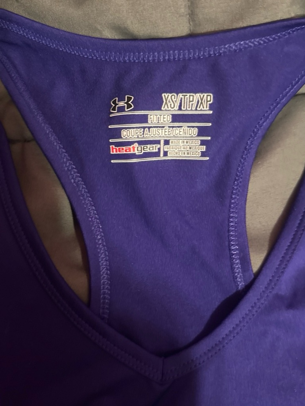 Under Armour Purple Racerback Performance Tank - Picture 2 of 2